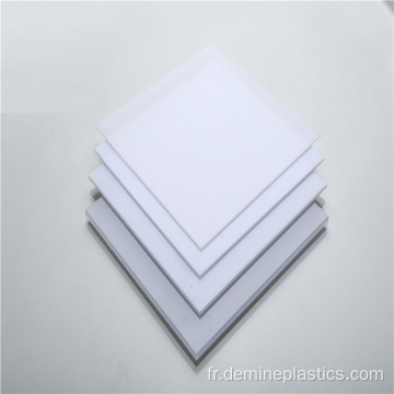 Panneau de polycarbonate en feuille de diffuseur de lumière blanc crème